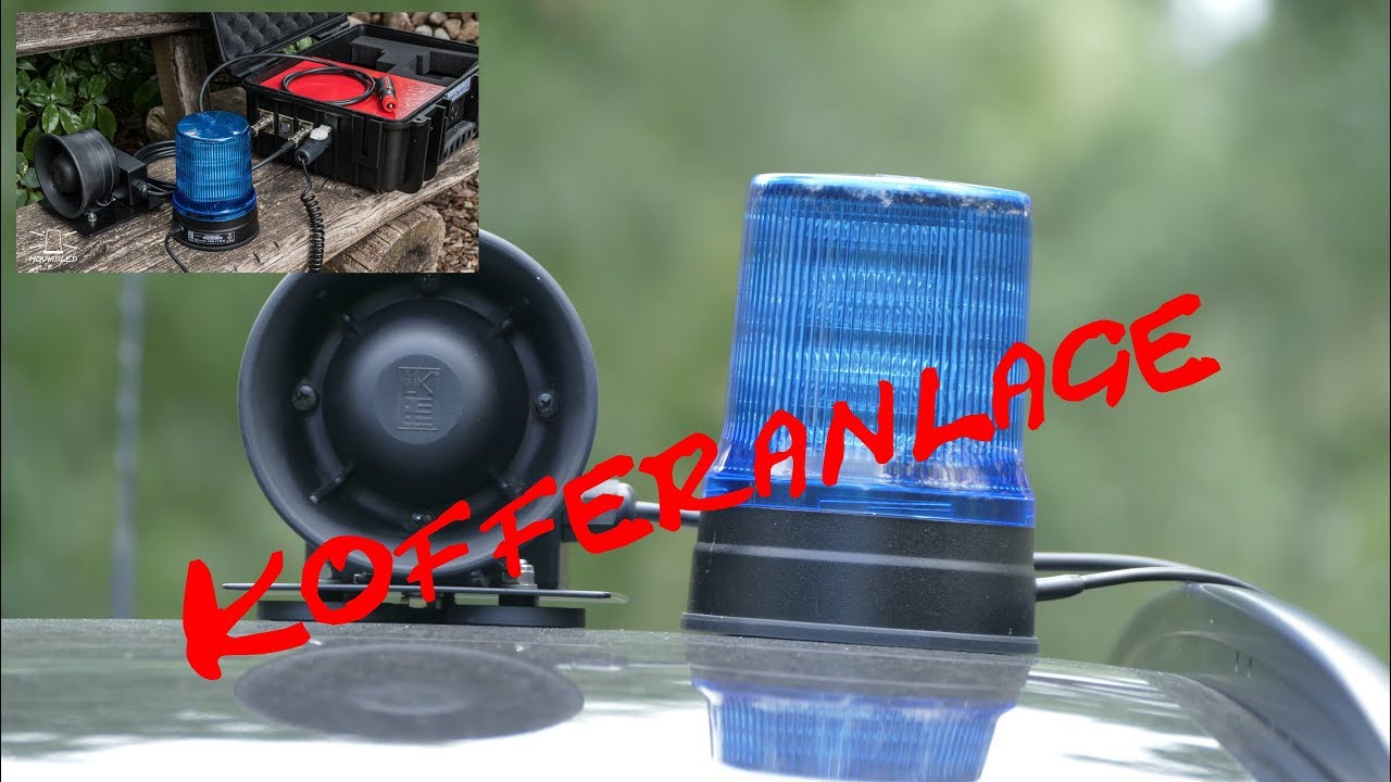 mobile Sondersignalanlage Kofferanlage Hänsch Movia SL + Typ 610