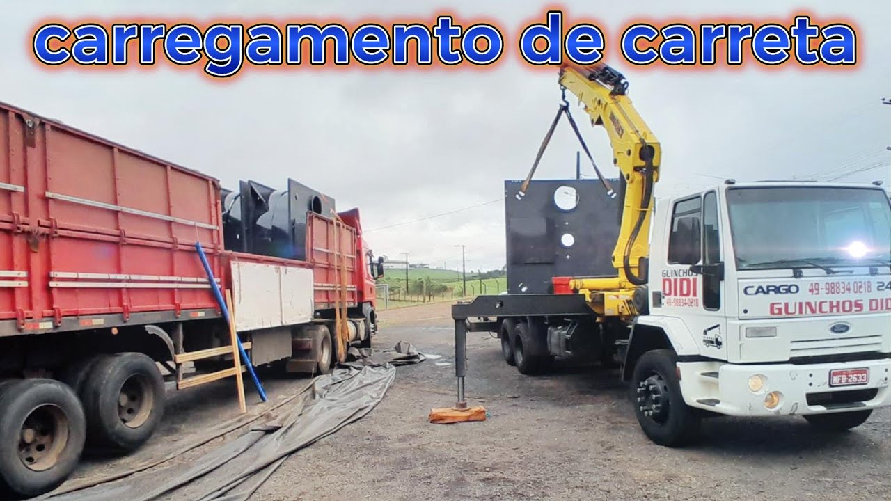 MUNCK, CARREGAMENTO DE PEÇAS