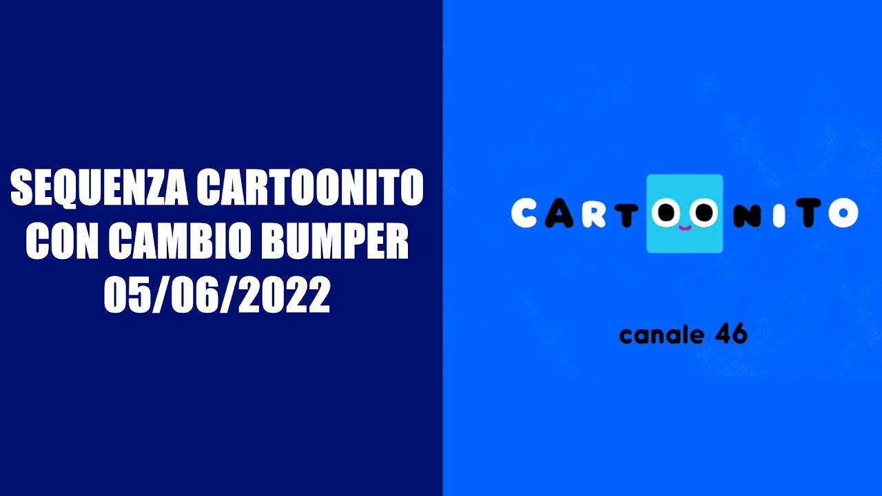 Sequenza Cartoonito Con Cambio Bumper 05/06/2022