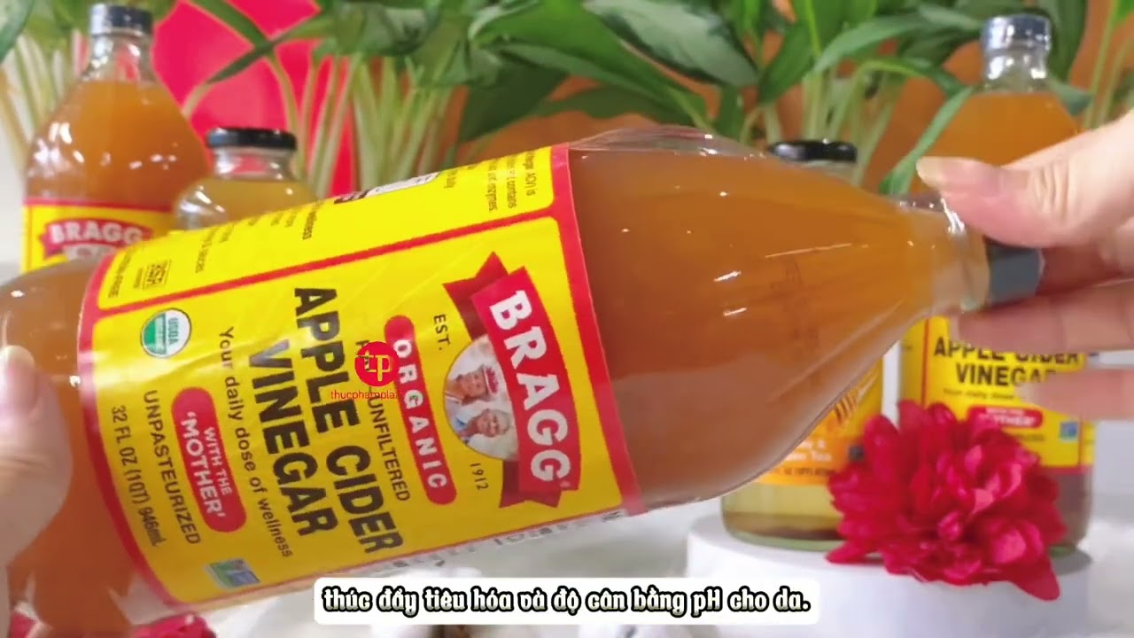 Giấm táo hữu cơ Bragg - Xuất xứ: Mỹ- Thực Phẩm Plaza