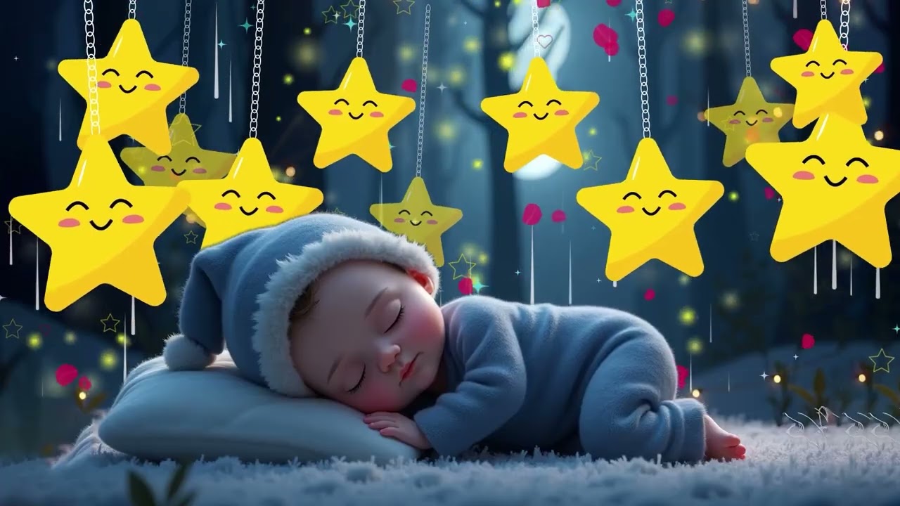 Mozart Brahms Lullaby 💤 Soothing Baby Music🎵 Sleep Instantly in 3 Minutes 🌙 Overcome Insomnia