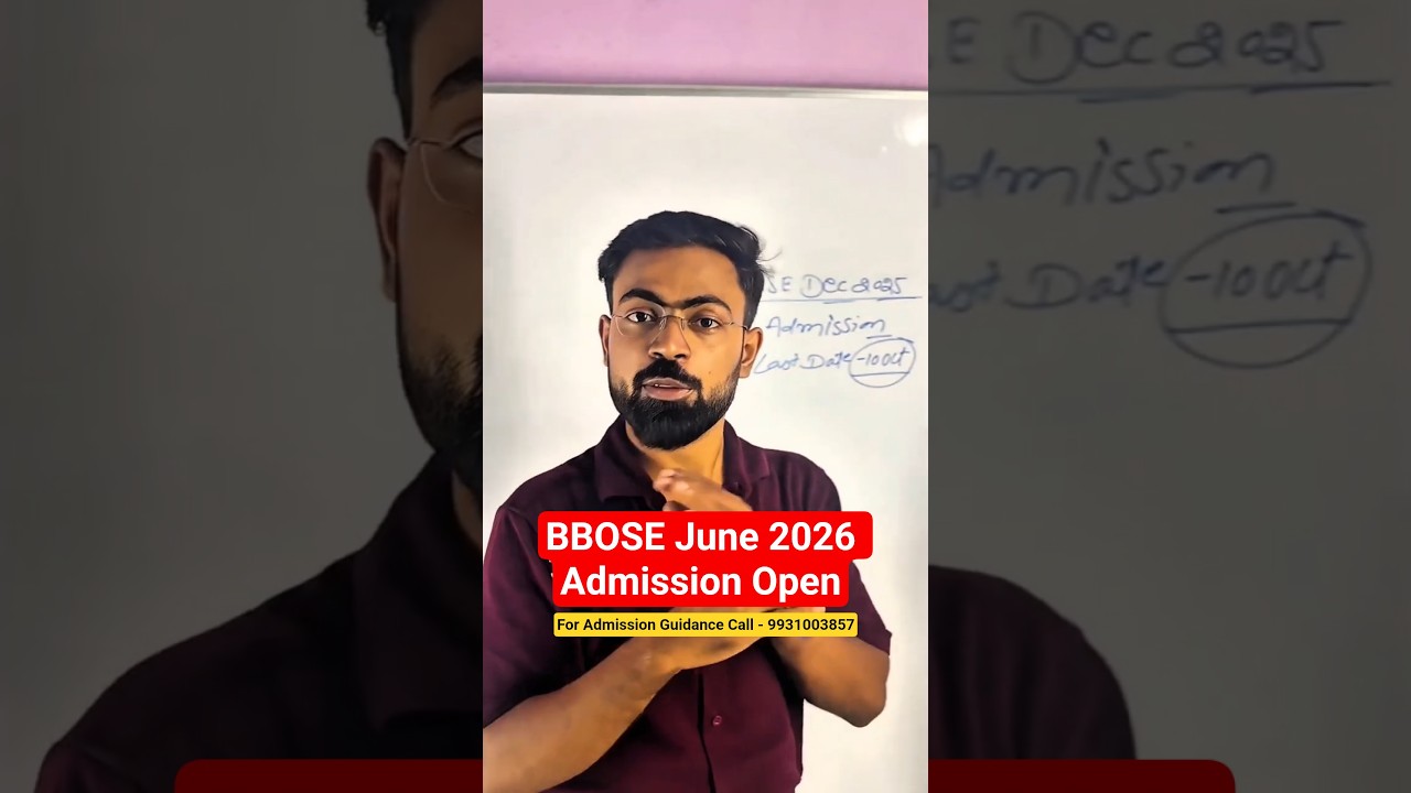 BBOSE Admission 2026 | 9931003857 | BBOSE Exam Date 2026 | Bihar open Board Admission #bbose