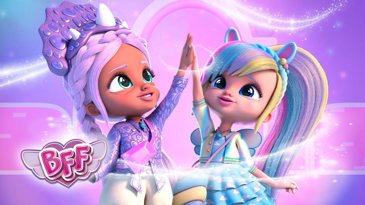 Phoebe & Jenna | Best Friends | BFF 💜 Cartoons for Kids in English | Long Video | Never-Ending Fun