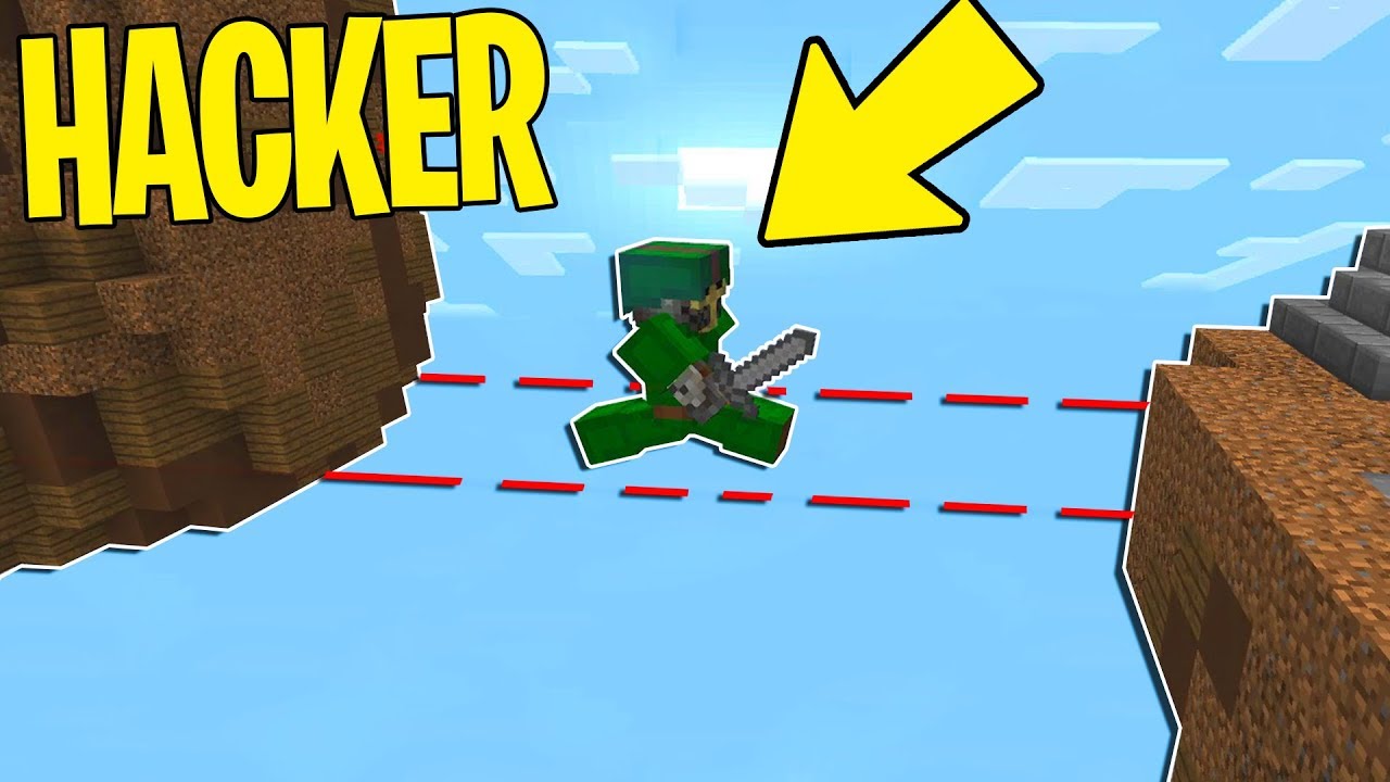 QUESTO HACKER VOLA NELLE BEDWARS!!