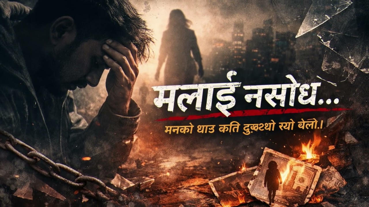 मलाई नसोध… मनको घाउ कति दुख्थ्यो त्यो बेला | Heartbreaking Nepali Rap Song - Junoon