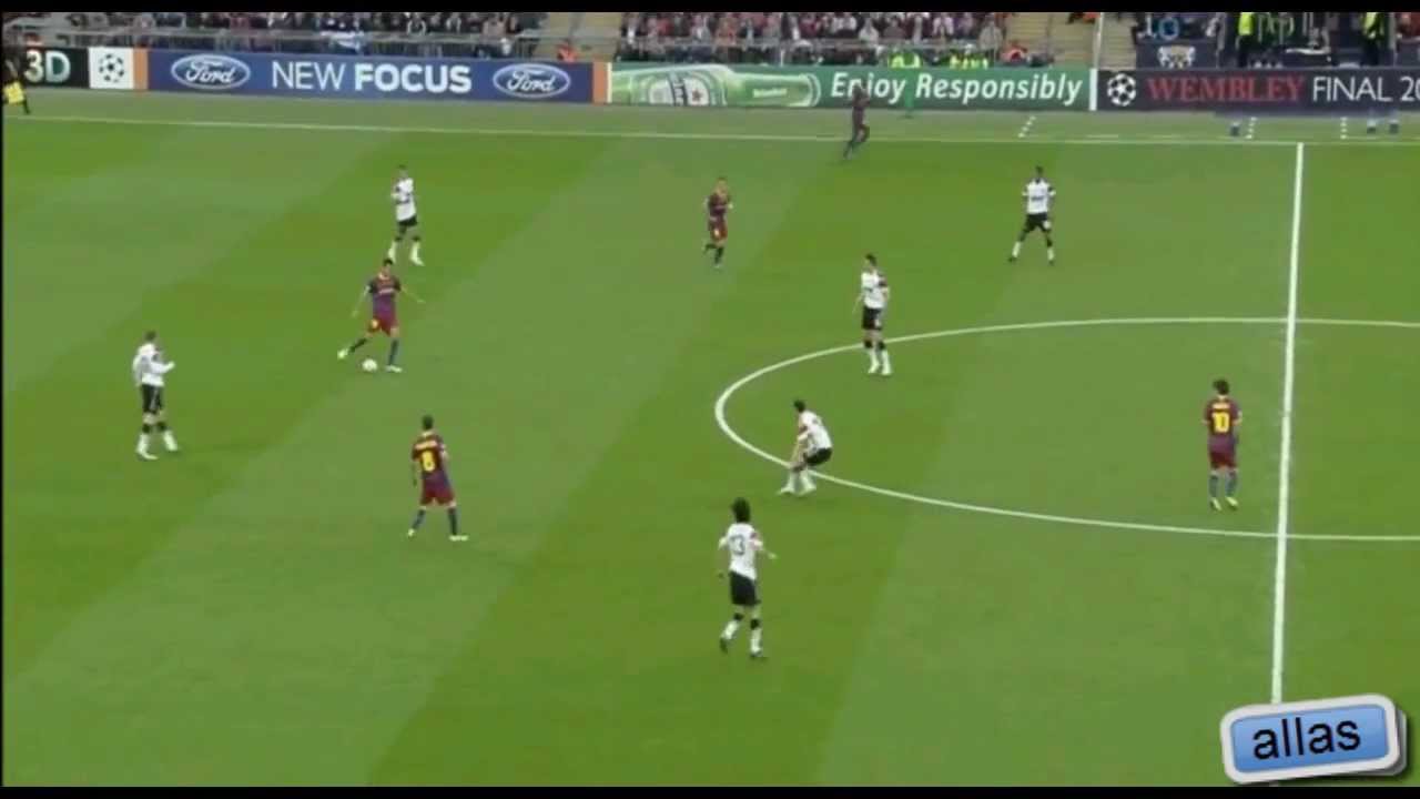 Sergio Busquets - Passes between the lines