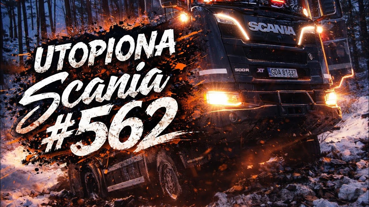 Leśna przygoda #562 Utopiona Scania przy zawracaniu | HELPING ACTION
