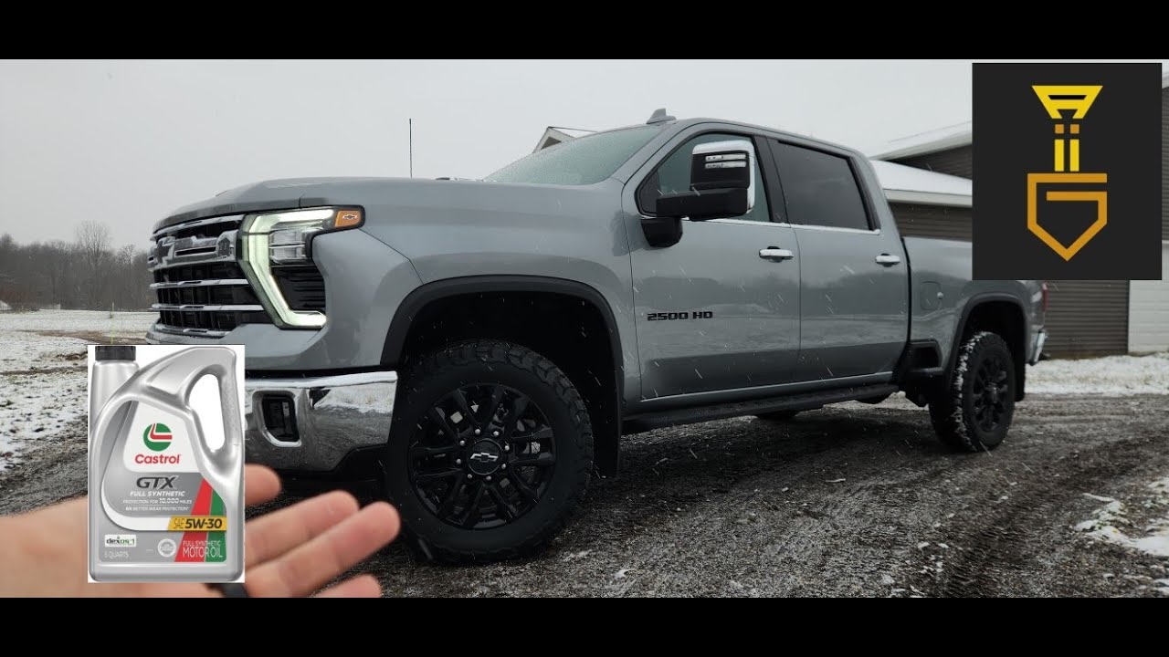 Changing 2020-2025 Chevy Silverado HD 6.6L GAS oil & filter! [Step-by-Step Guide!]