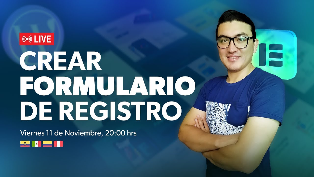 🔴 Crear Formularios de Registro con Elementor [Live #04]