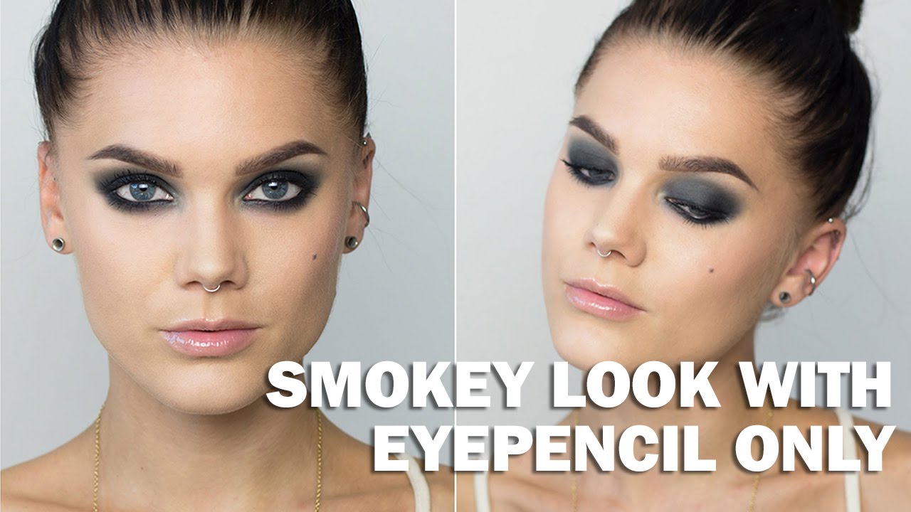 Smokey look with eyepencil Only (with subs) - Linda Hallberg Makeup Tutorials