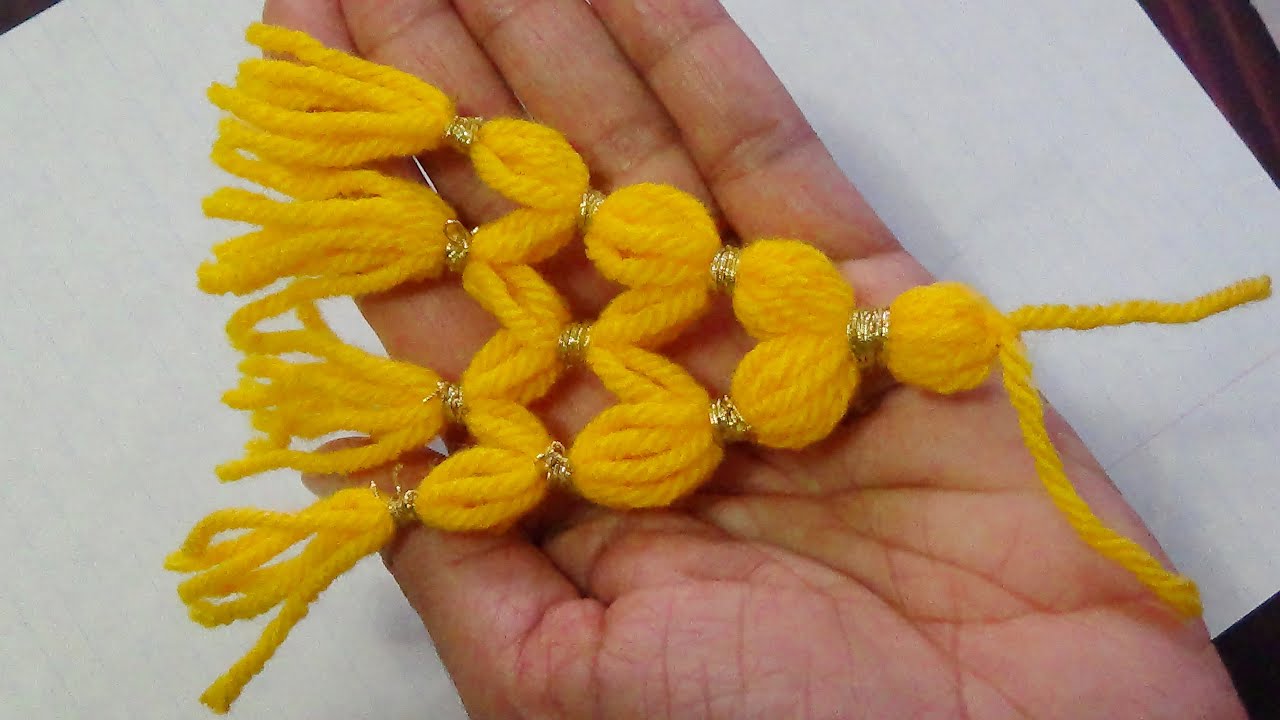 Hand Embroidery: How To Make Tassels/ Fancy Tassels
