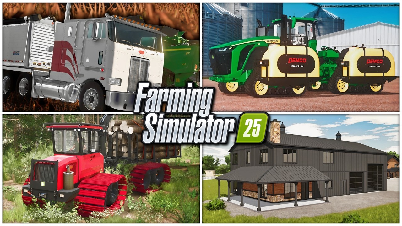 Farm Sim News - Lizard 362 Semi, Custom's 9RX, Forestry Pack, & More! | FS25