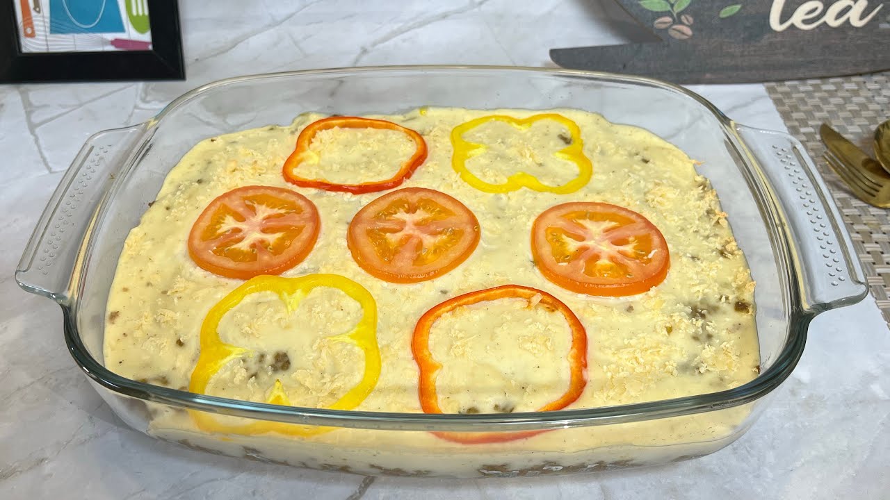 Macaroni Meat Pie Recipe | Quick and Tasty Meat Macaroni with white sauce 