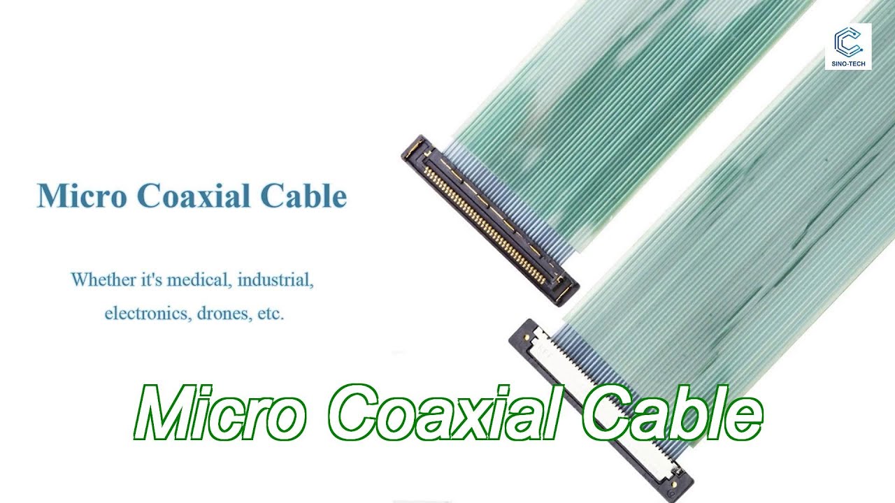 Lvds Cable Cabline Uy 0.35Mm Pitch I Pex 20857 010T 01 Cable Assembly For Wire Plug  Ipex Micro Coax