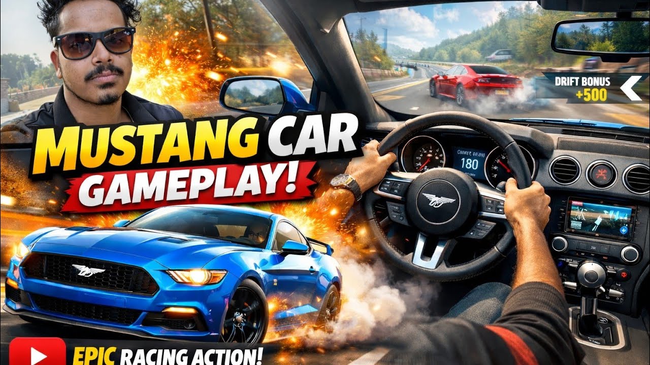 Mustang Drift Madness 🔥 Epic Racing Gameplay | High Speed 180KM/H Action!