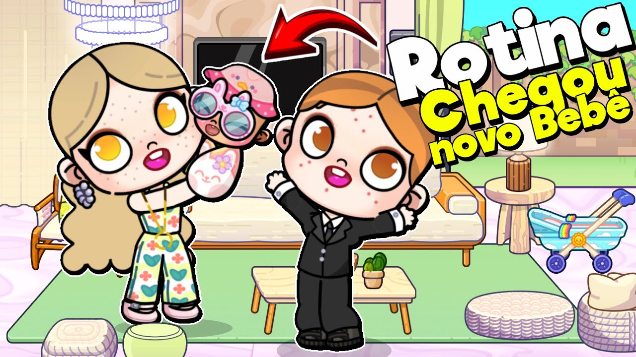 ROTINA NASCEU UM BEBÊ NOVO NA FAMÍLIA | ROTINA HISTORINHA AVATAR WORLD
