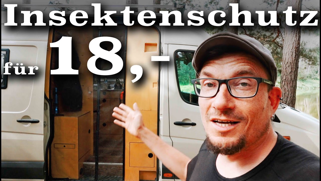 🦟 DIY - günstigster Moskitoschutz für den Van | wirsehnunsunterwegs.de