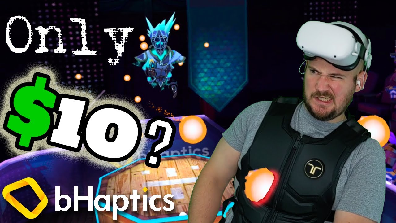Blaston VR - bHaptics Gameplay on Oculus Quest 2