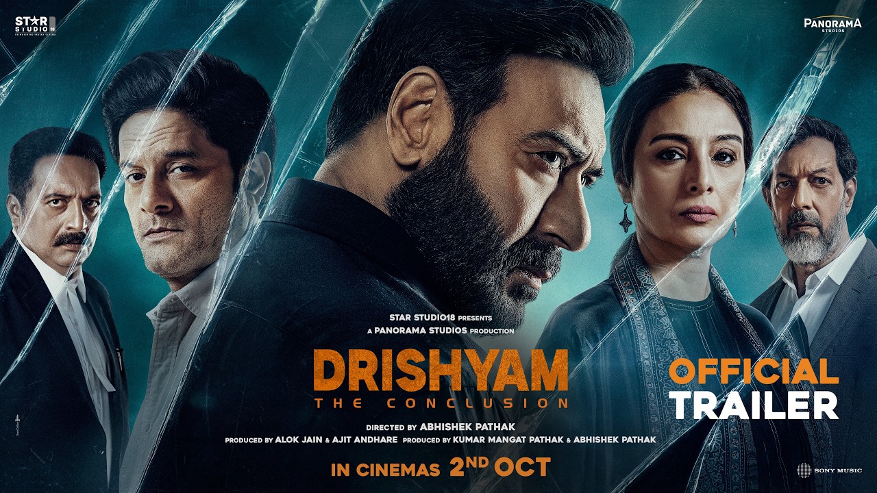 Drishyam: The Conclusion - Official Trailer | Ajay Devgn, Tabu, Jaideep | Abhishek Pathak | 2 Oct