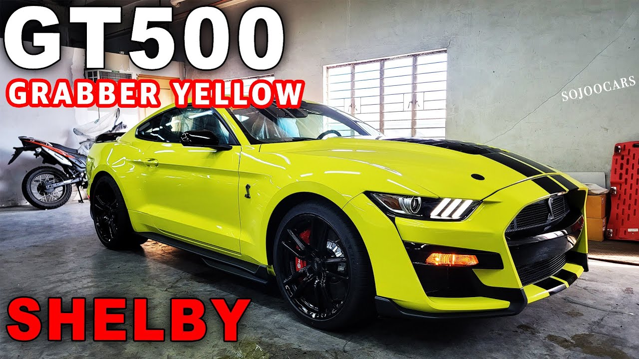 2022 Mustang Shelby GT500 GRABBER YELLOW LOCAL VERSION - [SoJooCars]