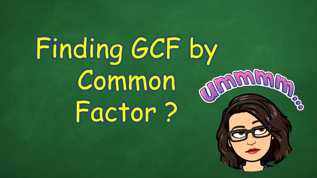 Finding GCF by Common Factor. Tagalog lesson.