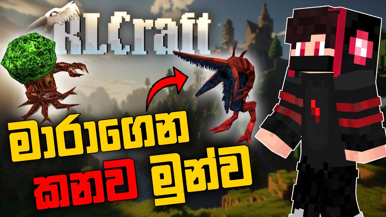 RL Craft Minecraft Sinhala Let's Get Basic Things | මාරාගෙන කනව මුන්ව | Day 01