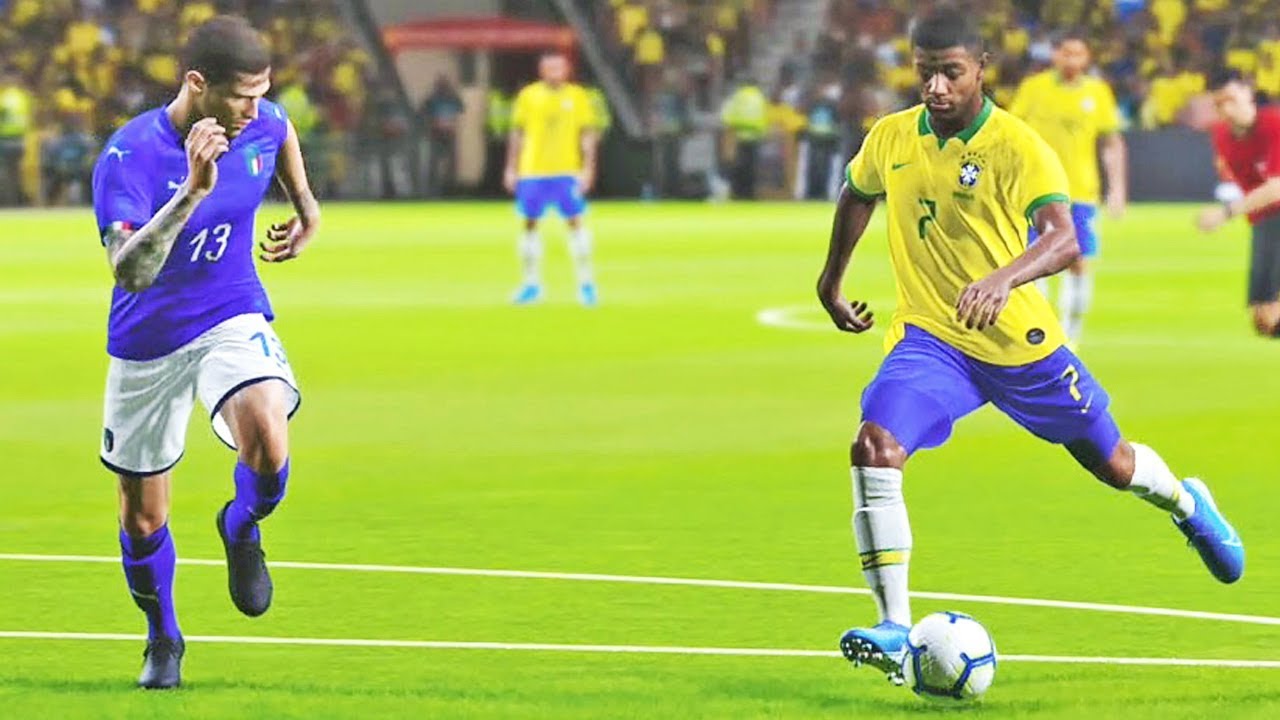 BRASIL X IT&Aacute;LIA: SEMIFINAL - COPA DO MUNDO 2020 CJBr (PES 2020)