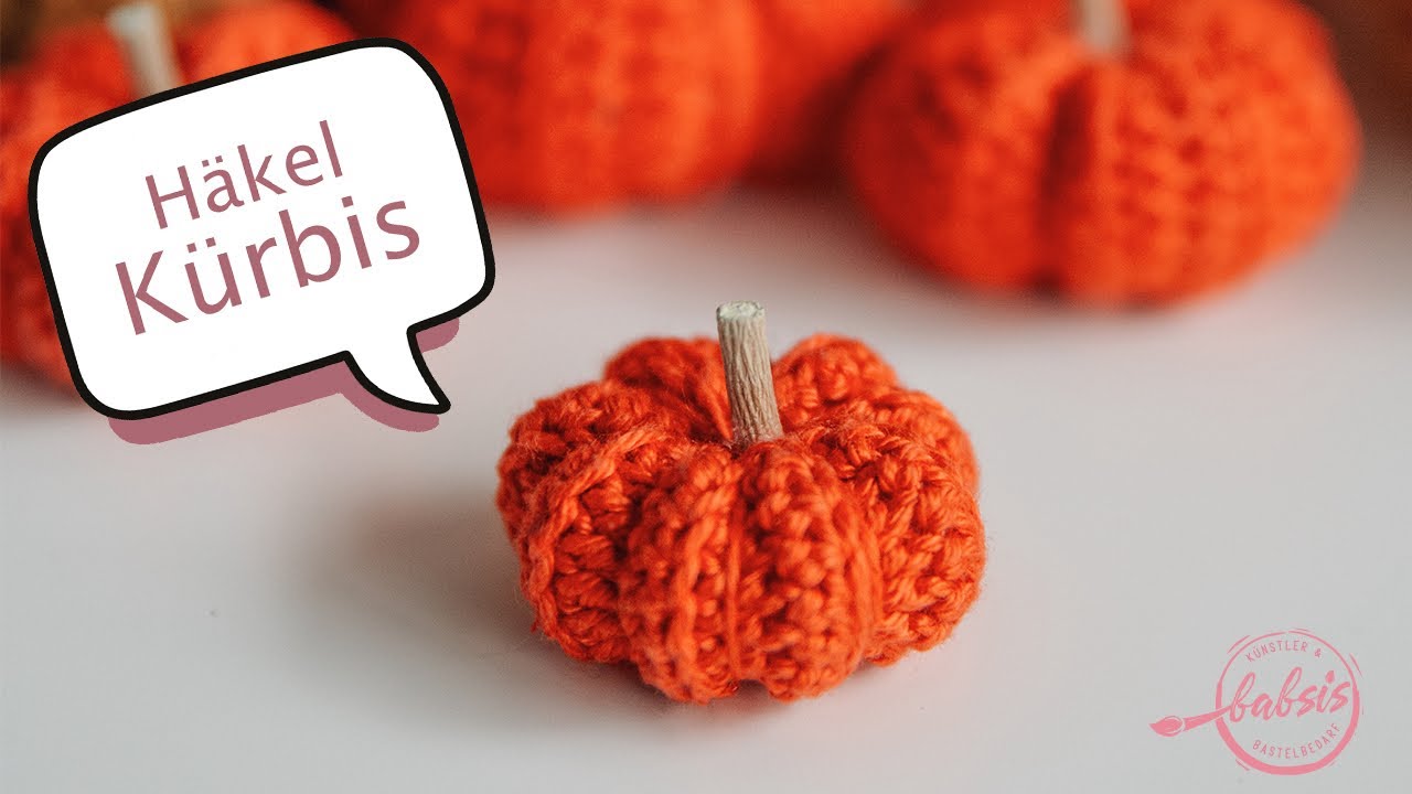 Mini Kürbis häkeln - die perfekte Herbstdekoration einfach und schnell mit der Gründl Cotton Quick