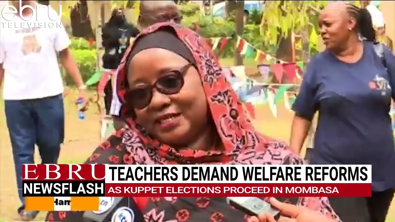 Teachers in Mombasa demand salary and welfare reforms as KUPPET Electons Proceed. #ebrunews #news