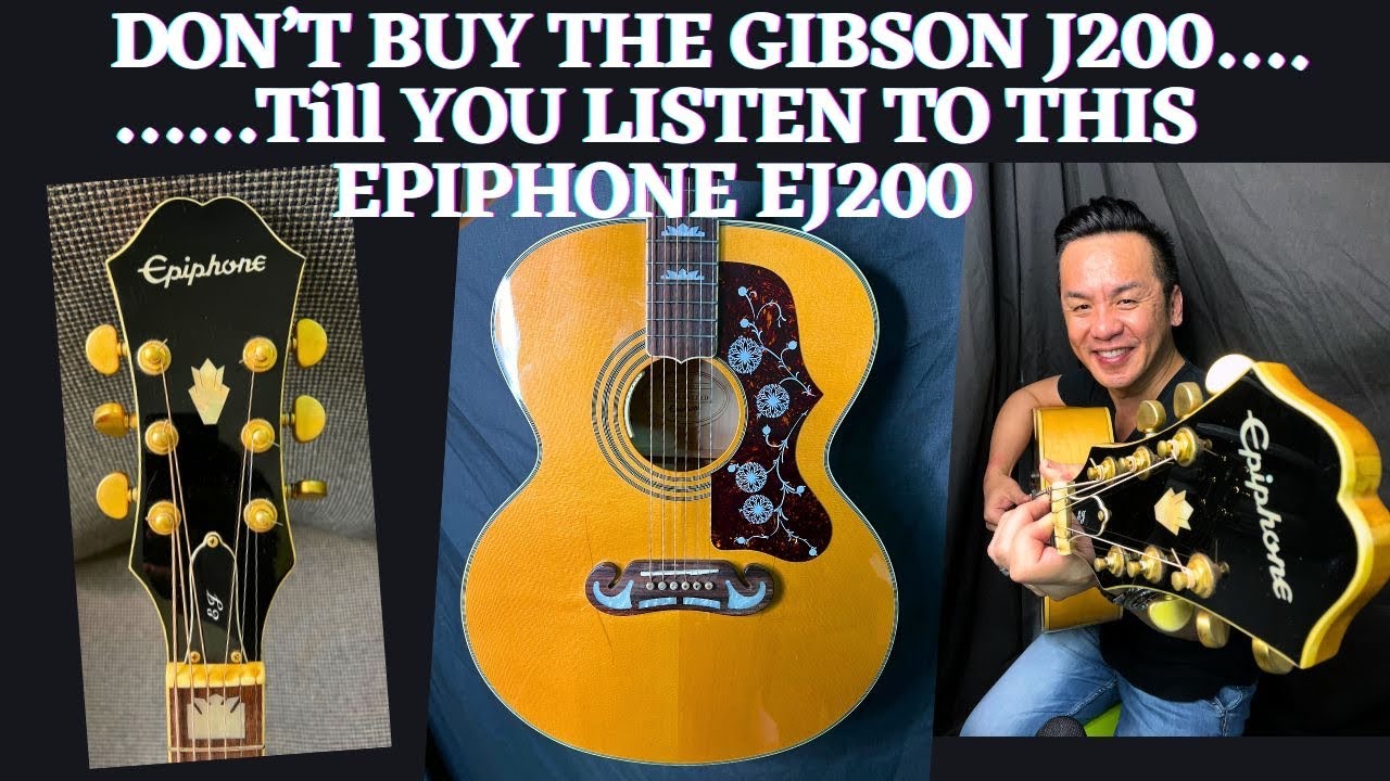 Epiphone EJ200N Guitar Review In Singapore 🇸🇬