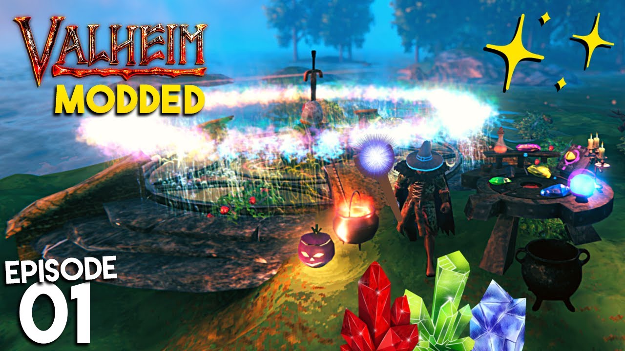 Modded Valheim Let's Play - MAGIC + ENCHANTING! Ep1