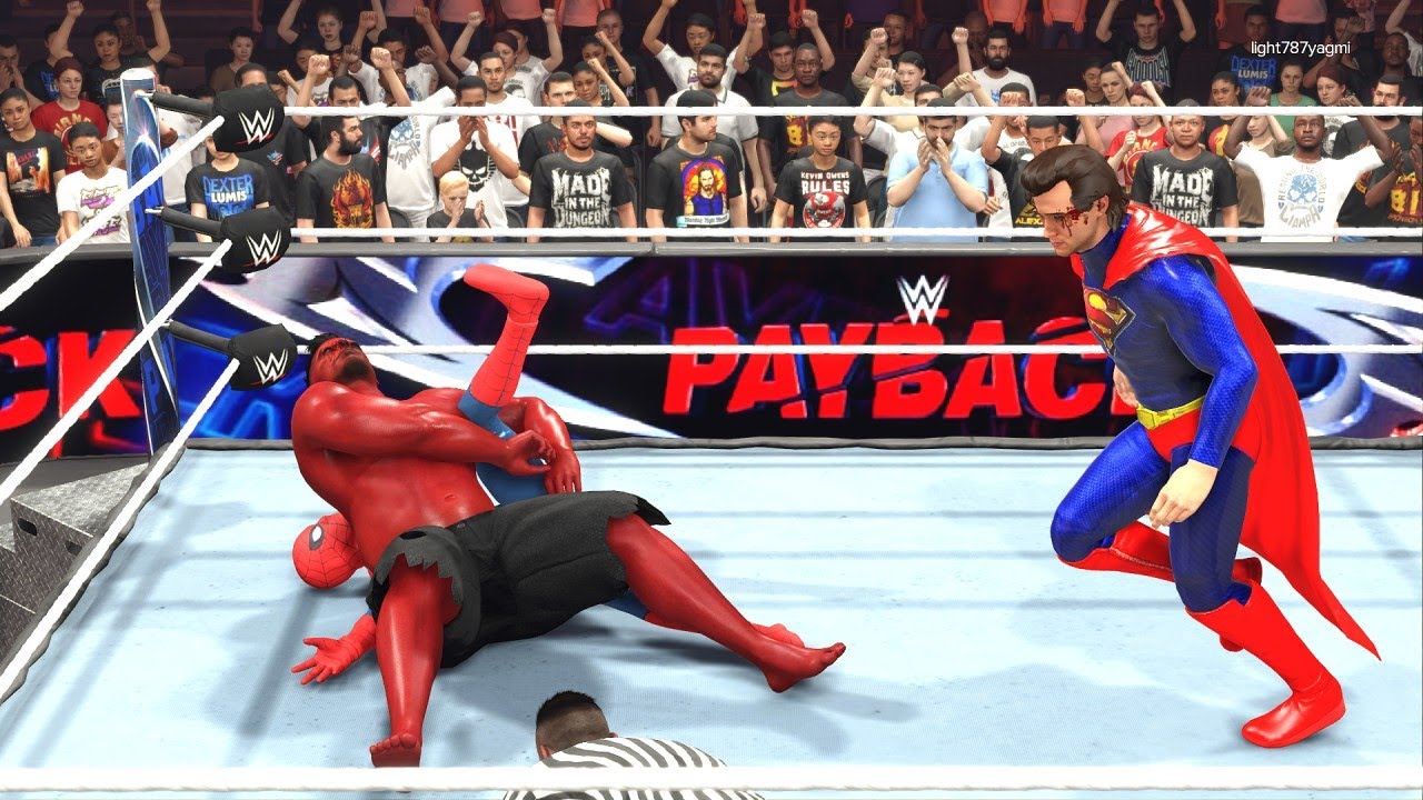 242. spiderman & red hulk supermansuperhero wwe,Best Marvel's Avengers Tag Teams | Elimination Match