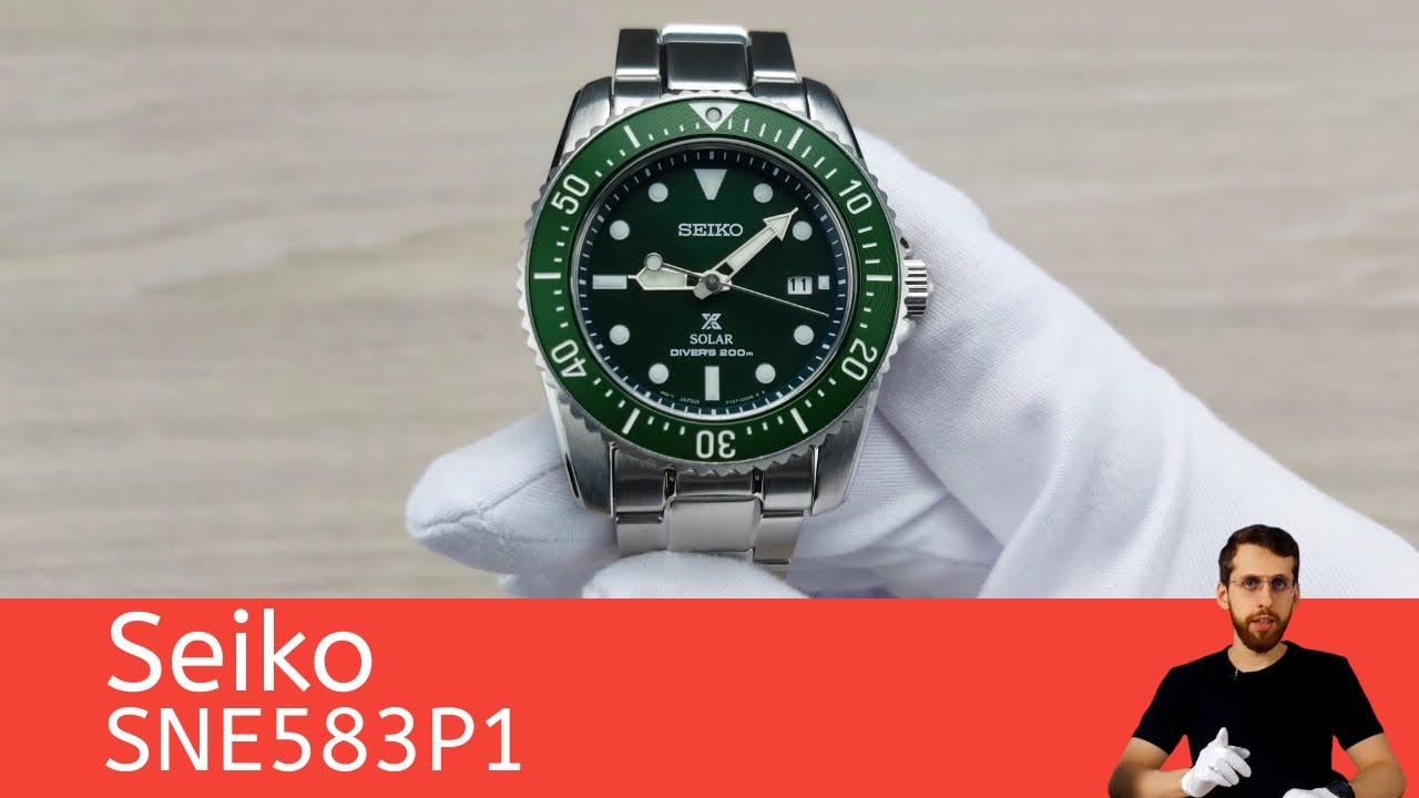 Дайвер-Халк на солнечной батарее / SEIKO SNE583P1