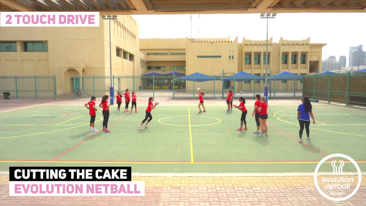 Evolution Netball Drills - Cutting the cake variations