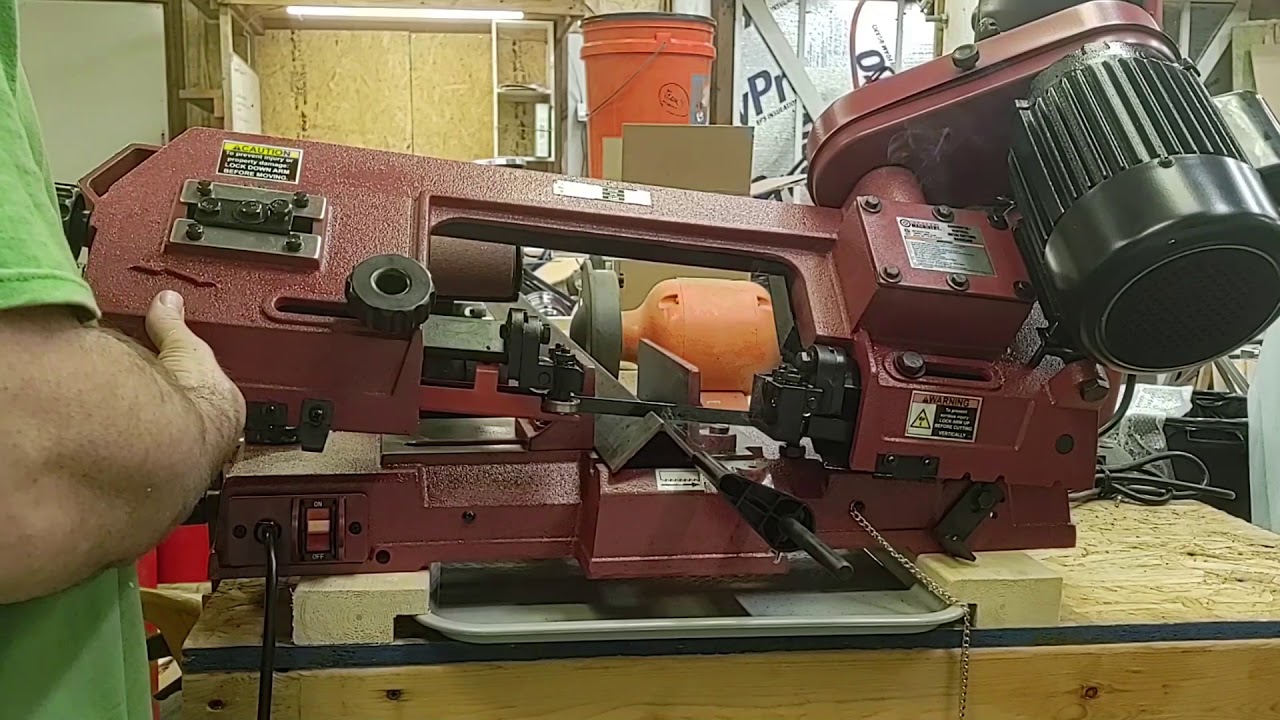 Long-EZ N916WP - Tooling up with Horizontal Band Saw