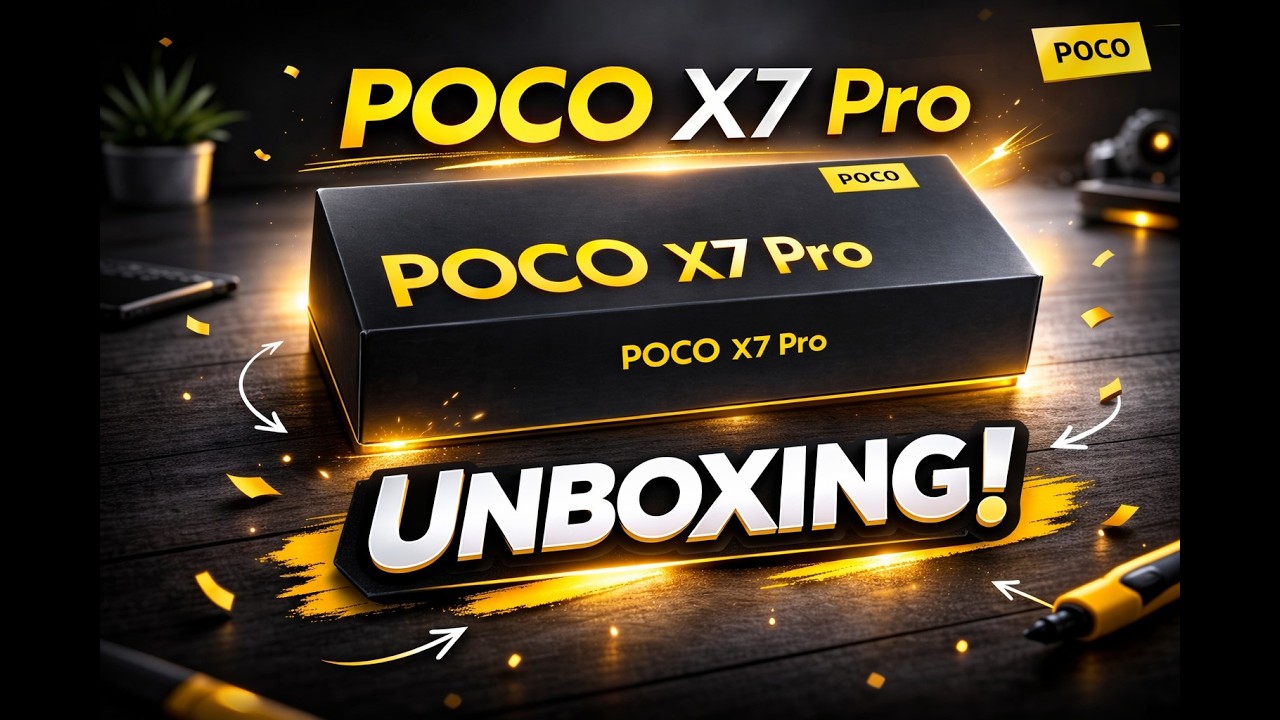 Unboxing my new Poco x7 Pro!