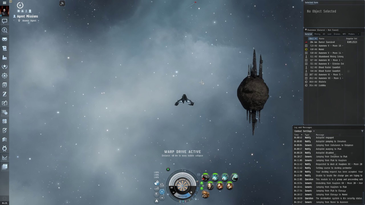 EVE Online - Anomic Agent - Serpentis Burner - Daredevil Universal Rigs