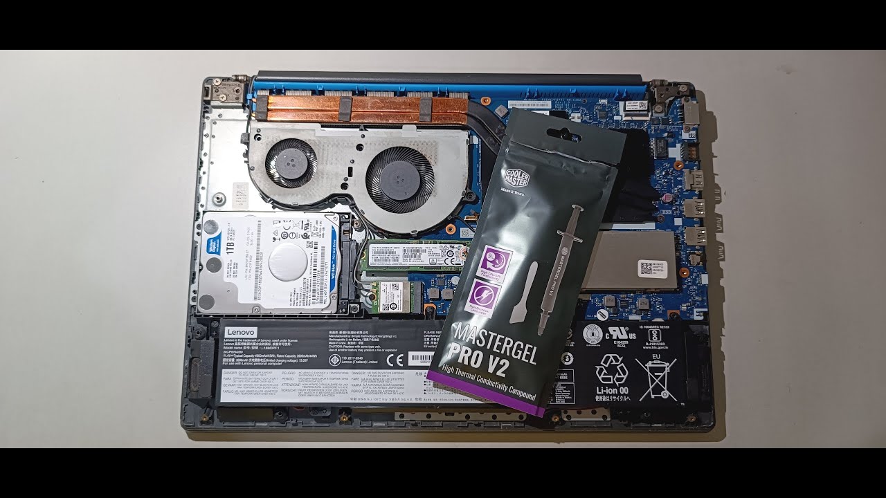 How to replace thermal paste for L340 laptop with CoolerMaster MASTERGEL PRO V2 (Thay keo tản nhiệt)