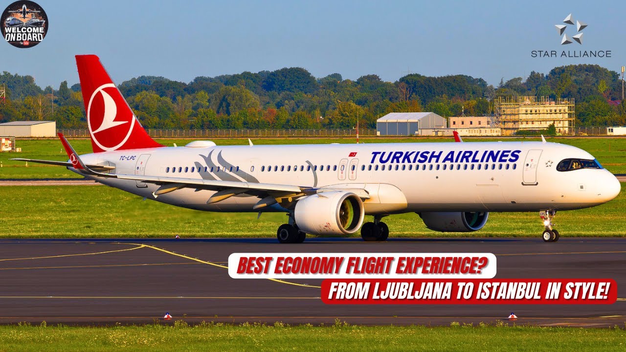 [4K] TRIP REPORT | Flying Comfortably with the Best | Turkish Airlines A321neo | IST ✈️ LJU