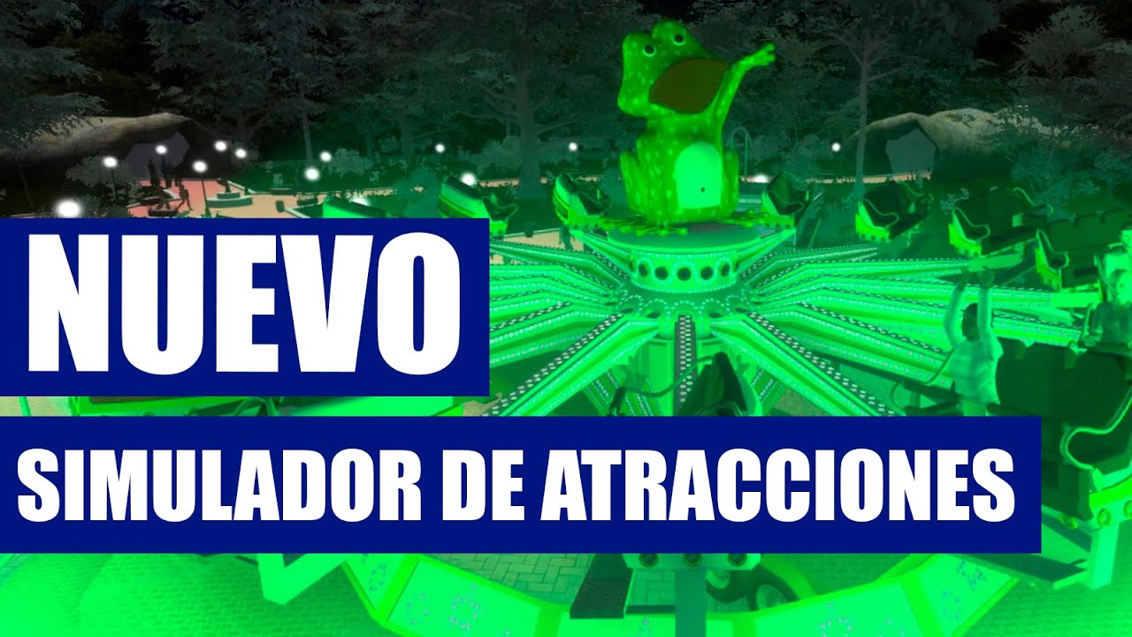 NUEVO SIMULADOR DE ATRACCIONES | THEME PARK SIMULATOR