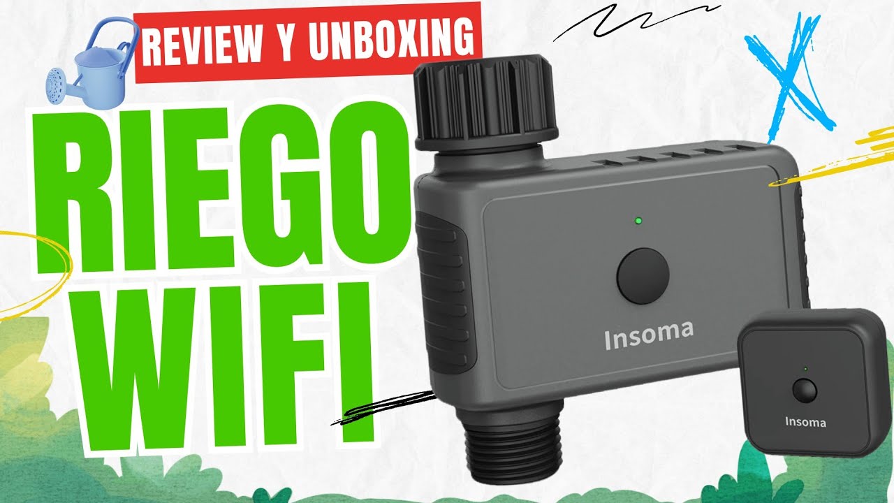 INSOMA: Temporizador de RIEGO 🌿💧 con Control WIFI Fácil