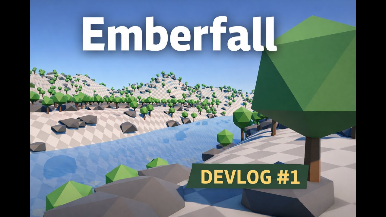 Creating a Low Poly Survival Game from Scratch | Emberfall Devlog #1