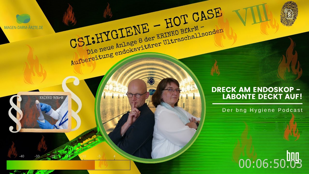 Dreck am Endoskop - Labonte deckt auf! HOT CASE KRINKO BfArM - das Finale!