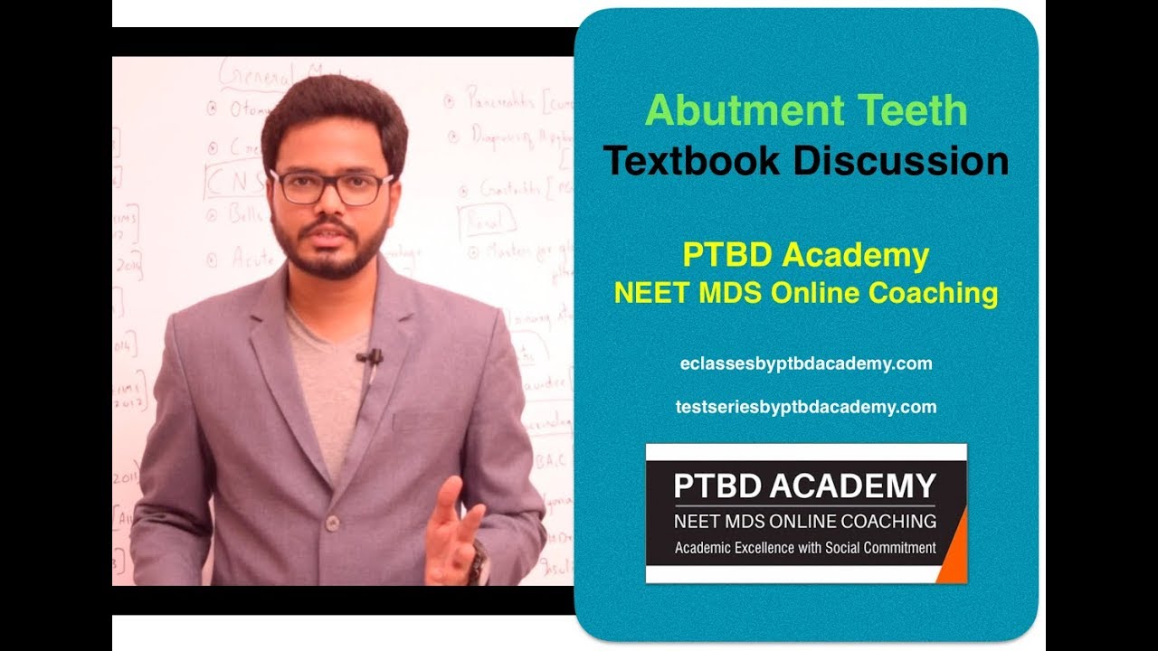 Selection of Abutment Teeth, Rosensteil - Textbook Discussion