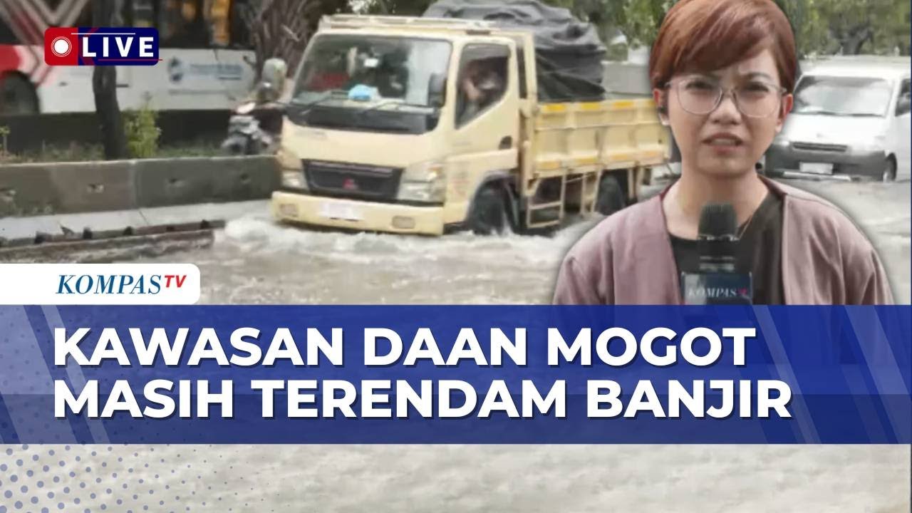 Terkini! Banjir Genangi Jalan Daan Mogot Jakarta Barat, Lalu Lintas Tersendat | KOMPAS SIANG