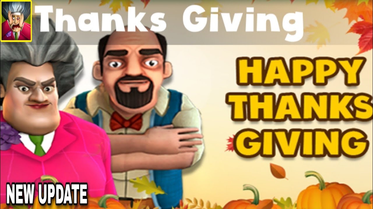 Prankster 3D- Thanks Giving New Levels #scaryteacher3d #scaryteacher #divzoid