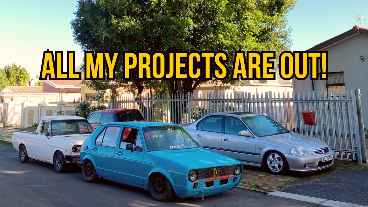 My project cars are all out of the naughty corner! | NISSAN 1400 & Bagged VW Mk1 Golf!