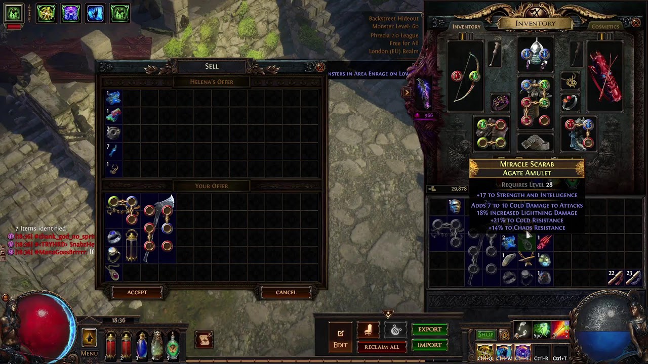[LEAGUE START] Path of Exile 3.27 Legacy of Phrecia Ancestral Commander EA Balllista Totem (Act 7)