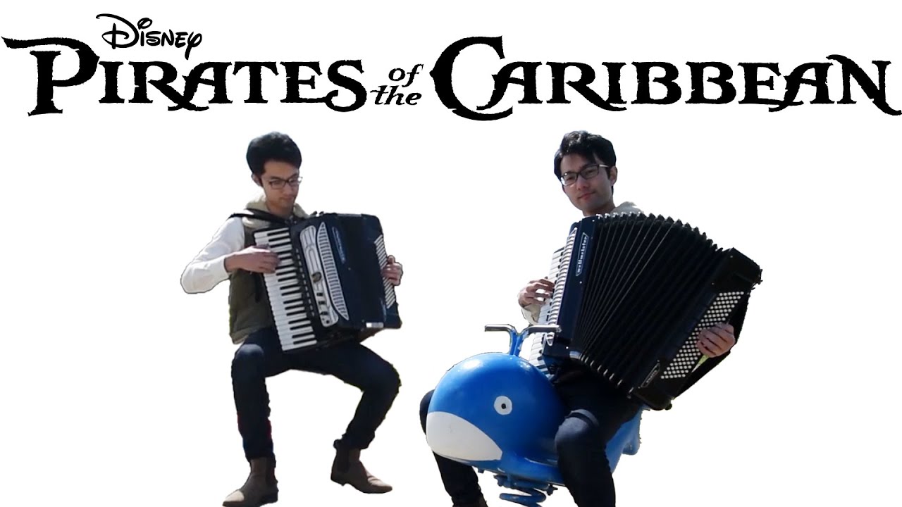 【Accordion】“He's a Pirate/Pirates of the Caribbean”Accordionist HillelがアコーディオンのDuetでDisneyの名曲を弾いてみた！
