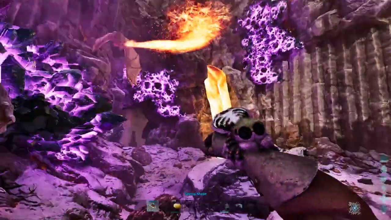 Ark Survival Ascended Valguero Wyvern egg grab with Cosmo on Offical
